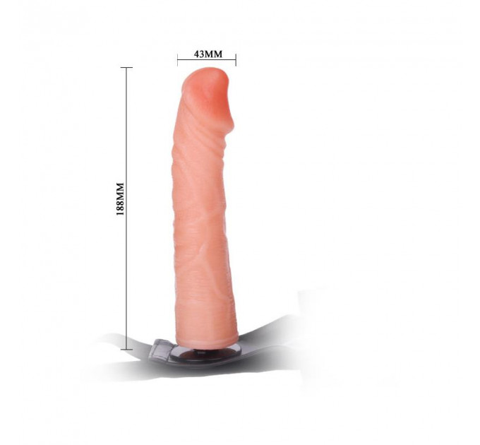 Жіночий страпон реалістичний - Strap-On, PVC Material, Fresh