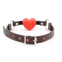 Кляп сердце Silicone Luxury Fetish