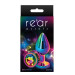 Радужная анальная пробка REAR ASSETS RAINBOW, M