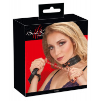 Ошейник с поводком Bad Kitty Collar black