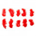 Декоративные перья Obsessive "Take me to bed!" bed feathers - Red