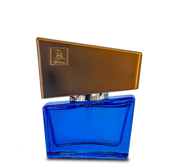 Духи з феромонами чоловічі SHIATSU Pheromone Fragrance men darkblue 15 ml