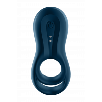 Ерекційне смарт кільце з вібрацією Satisfyer Epic Duo синє