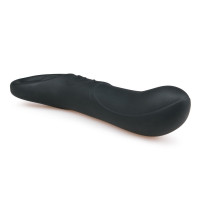 Анальний вібратор Easytoys, силіконовий, чорний, 15.5х3 см