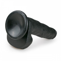 Фаллоимитатор EasyToys Realistic Dildo - 22,5 cm ЧЕРНЫЙ