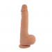 Фаллоимитатор реалистичный с мошонкой Chisa T-skin ReaL Funky Dick на присоске, бежевый