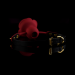 Кляп роза из силикона и итальянской кожи Rose Ball Gag UPKO