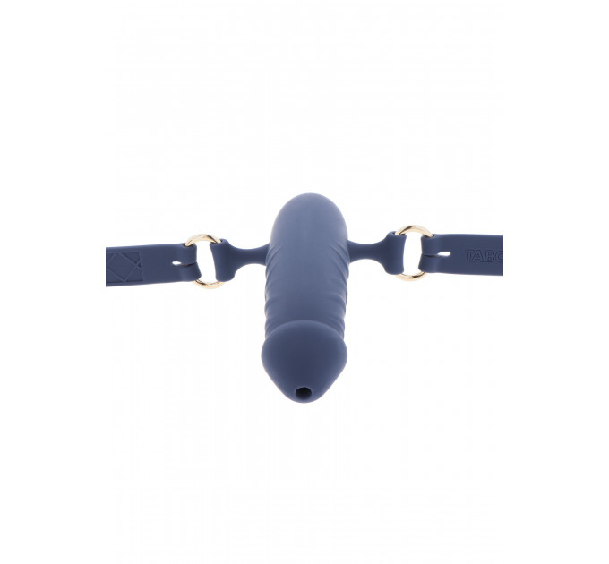 Кляп в виде пениса Taboom Silicone Supreme, синий