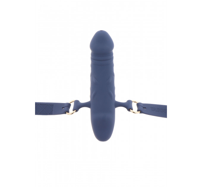 Кляп в виде пениса Taboom Silicone Supreme, синий