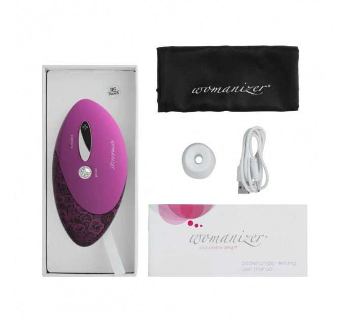 Клиторальный стимулятор, пурпурный Womanizer Pro W-500 Magenta