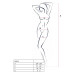 Комбинезон с открытым доступом BS024 Passion S/L черный