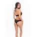 Комплект белья MIDNIGHT HALTER 2PC BRA SET BLACK, S/M
