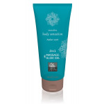 Лубрикант и массажное масло 2 в 1 HOT SHIATSU Massage-& Glide gel 2in1 Amber scent, 200 мл