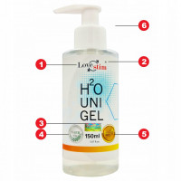 Лубрикант на водній основі Lovestim H2O UNI Gel 150 мл