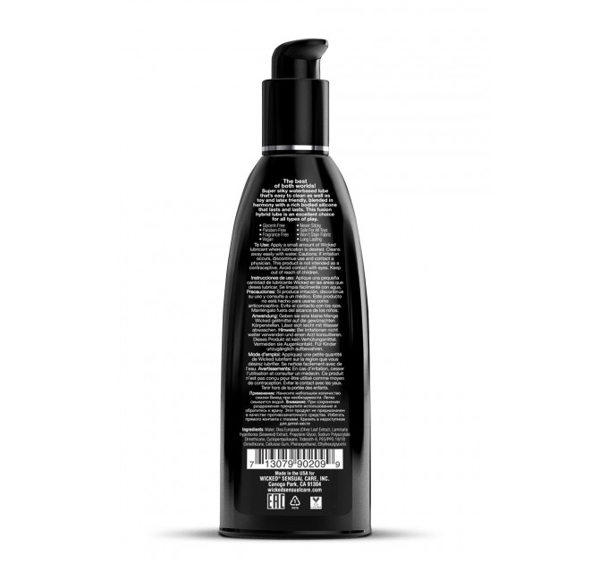 Лубрикант на водной/силиконовой основе WICKED HYBRID 240ML
