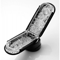 Мастурбатор c вибрацией Tenga - Flip Zero 0 Electronic Vibration Black