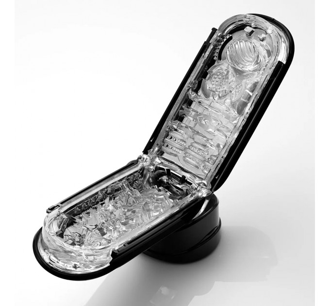 Мастурбатор c вибрацией Tenga - Flip Zero 0 Electronic Vibration Black