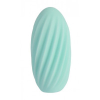 Мастурбатор яйце Chisa COSY Alpha (щільний) бірюзовий, 10.6 х 5.5 см