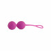 Вагинальные шарики рельефные Honeybuns Pretty Violet Miss V, розовые