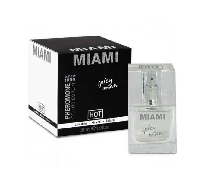 Чоловічі парфуми з феромонами HOT Pheromone Perfume MIAMI men 30 ml