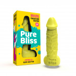Мило член на присосці Pure Bliss BIG жовте, 18 см
