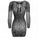 Мини платье Long Sleeve Mini Dress one siz