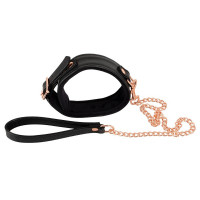 Ошейник с поводком Bad Kitty Collar black