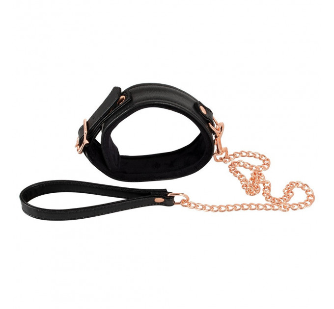 Ошейник с поводком Bad Kitty Collar black
