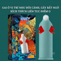 Презервативи з вусиками OLO FLYING KOI (у комплекті 1 презерватив + 1 кулька)