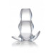 Пробка анальная полая Clear View Holle Anaalplug - Large