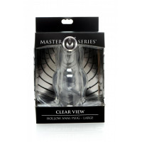 Пробка анальная полая Clear View Holle Anaalplug - Large