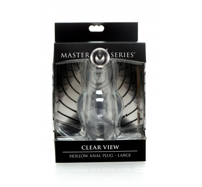Пробка анальная полая Clear View Holle Anaalplug - Large