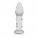 Стеклянная Анальная пробка 5,5" Glass Romance Clear