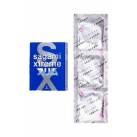 Супертонкие латексные презервативы Sagami Xtreme Feel Fit (цена за упаковку 3 шт.)