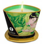 Свеча для массажа Shunga Massage Candle Exotic Green Tea с ароматом зеленого чая, 170 мл
