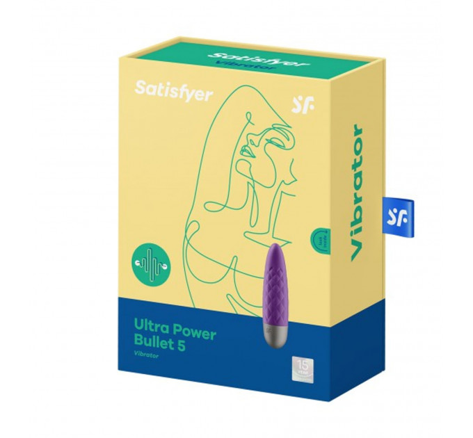 Вибропуля с глубокой вибрацией Satisfyer Ultra Power Bullet 5 Violet