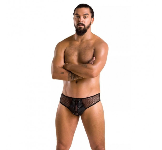 Труси чоловічі Passion 035 SLIP RICHARD black S/M