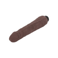 Вібратор з кібершкіри Chisa T-skin ReaL Flirtation на батарейках, коричневий