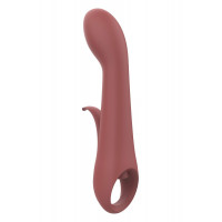 Вібратор Dream Toys Nude Sierra для точки G, коричневий