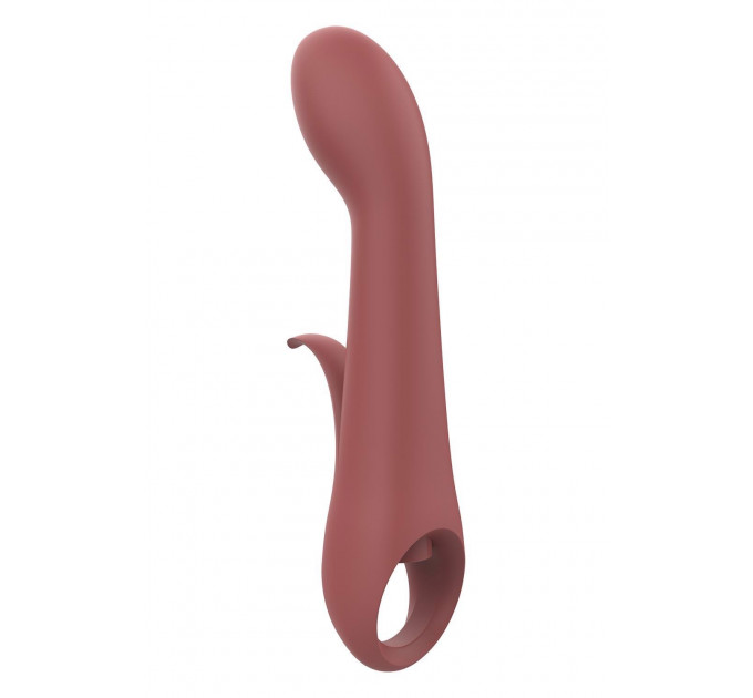 Вибратор Dream Toys Nude Sierra для точки G, коричневый