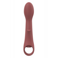 Вібратор Dream Toys Nude Sierra для точки G, коричневий