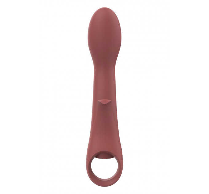 Вибратор Dream Toys Nude Sierra для точки G, коричневый