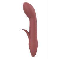 Вібратор Dream Toys Nude Sierra для точки G, коричневий
