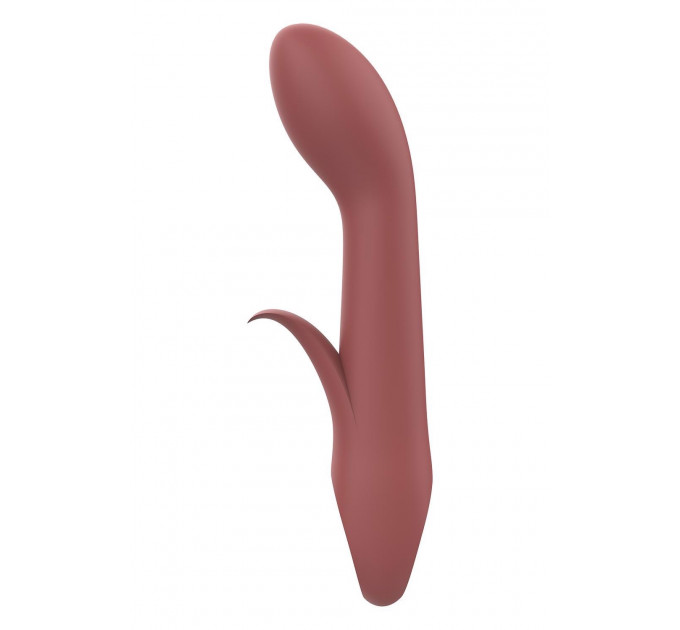 Вибратор Dream Toys Nude Sierra для точки G, коричневый