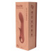 Вибратор Dream Toys Nude Sierra для точки G, коричневый