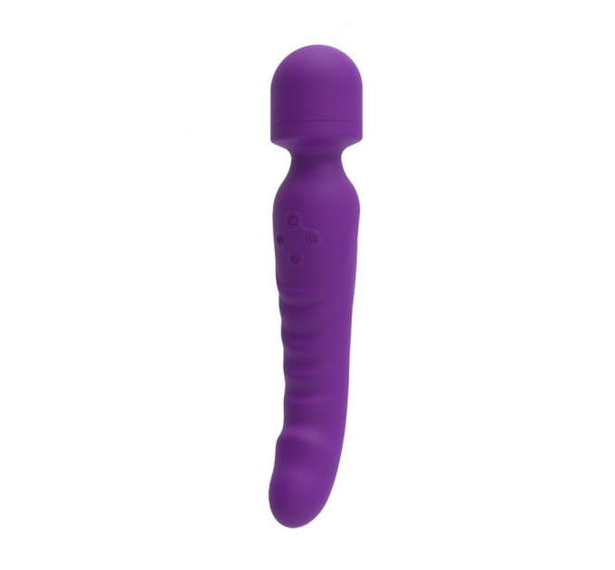 Двухсторонний вибратор микрофон Chisa Intimate Melody Pleasure Spreader Wand с подогревом,фиолетовый