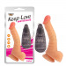 Вибратор классический на присоске Сhisa Keep Love Master Dildo, бежевый