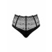 Высокие трусики-стринги Obsessive Sharlotte panties black XXL