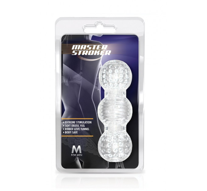 МАСТУРБАТОР M FOR MEN MASTER STROKER CLEAR