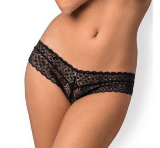 Трусы черным Shibu shorties L/XL Obsessive